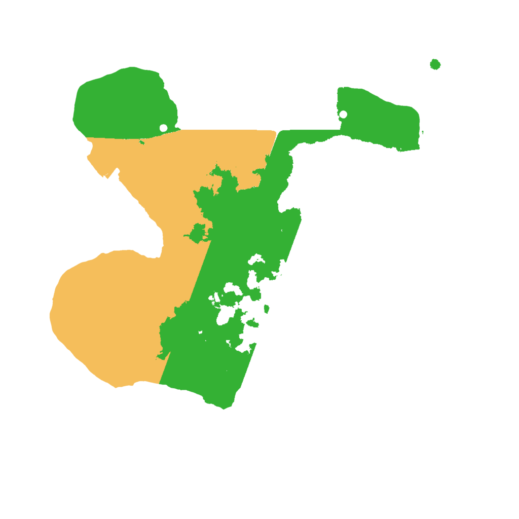 Biome Rust Map: Procedural Map, Size: 2000, Seed: 749745888