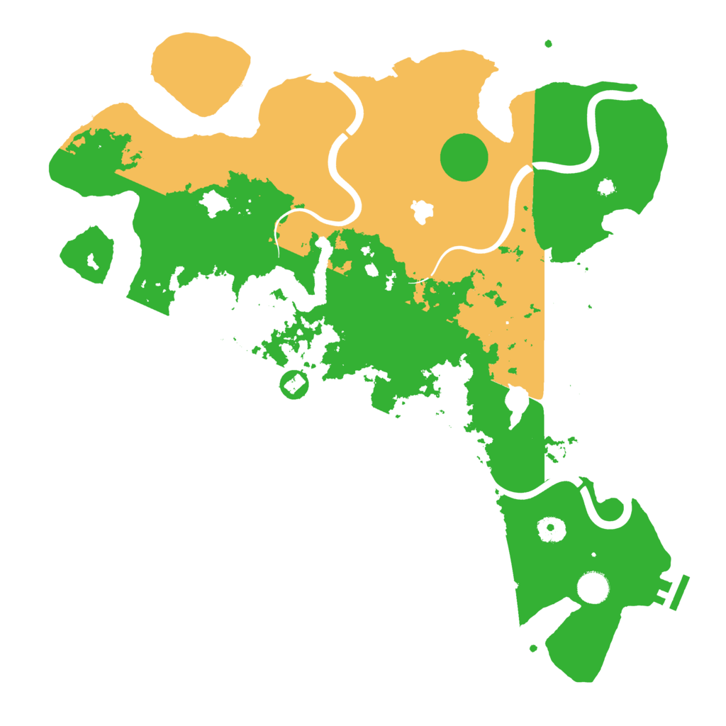 Biome Rust Map: Procedural Map, Size: 4000, Seed: 93502547