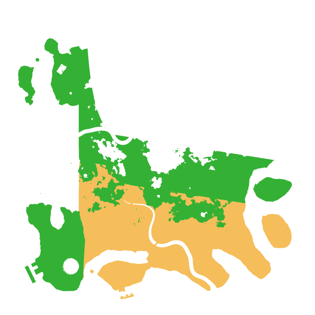 Biome Rust Map: Procedural Map, Size: 3500, Seed: 362246965