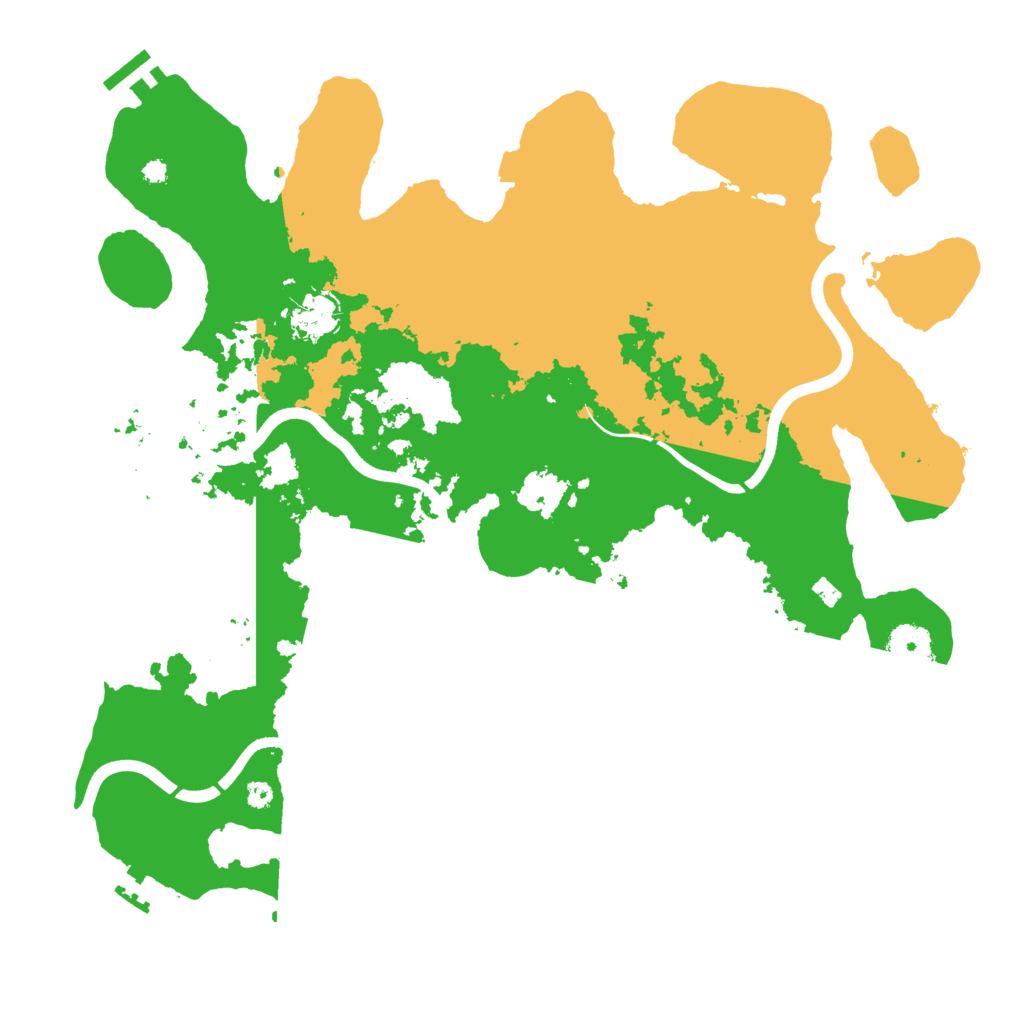 Biome Rust Map: Procedural Map, Size: 3850, Seed: 8631876