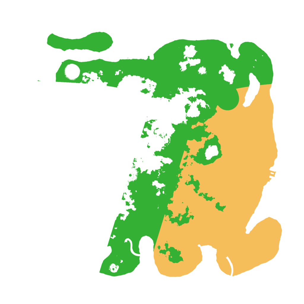 Biome Rust Map: Procedural Map, Size: 3500, Seed: 546581324