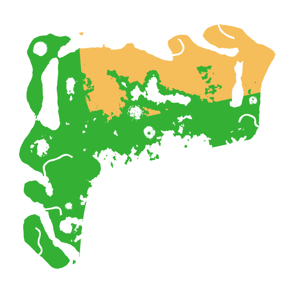 Biome Rust Map: Procedural Map, Size: 3800, Seed: 9257487