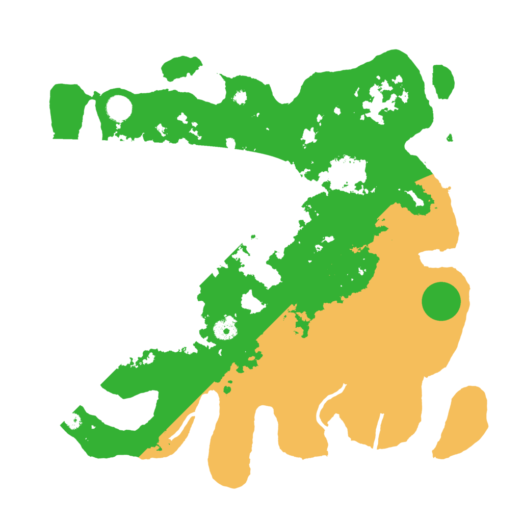 Biome Rust Map: Procedural Map, Size: 3550, Seed: 70091345