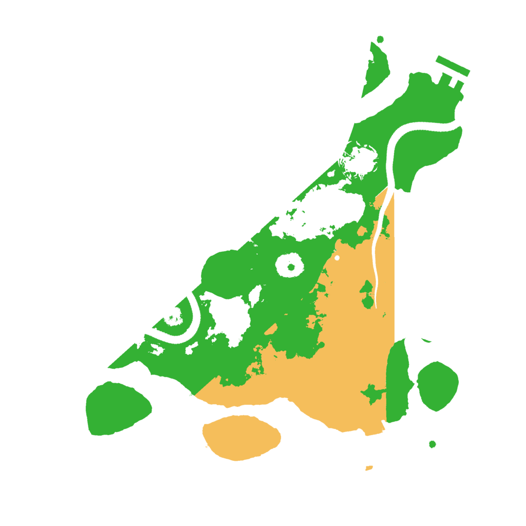 Biome Rust Map: Procedural Map, Size: 3000, Seed: 21616