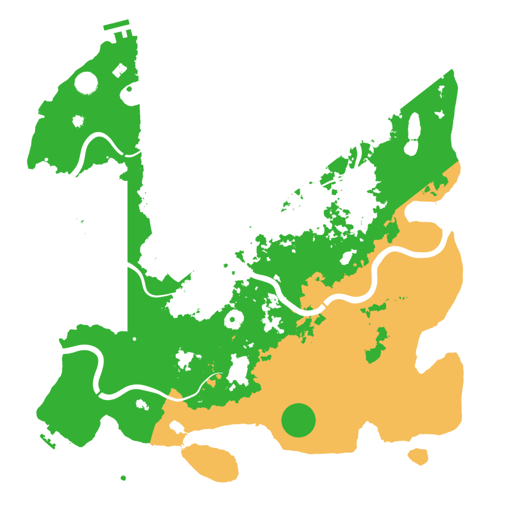 Biome Rust Map: Procedural Map, Size: 3950, Seed: 54038450