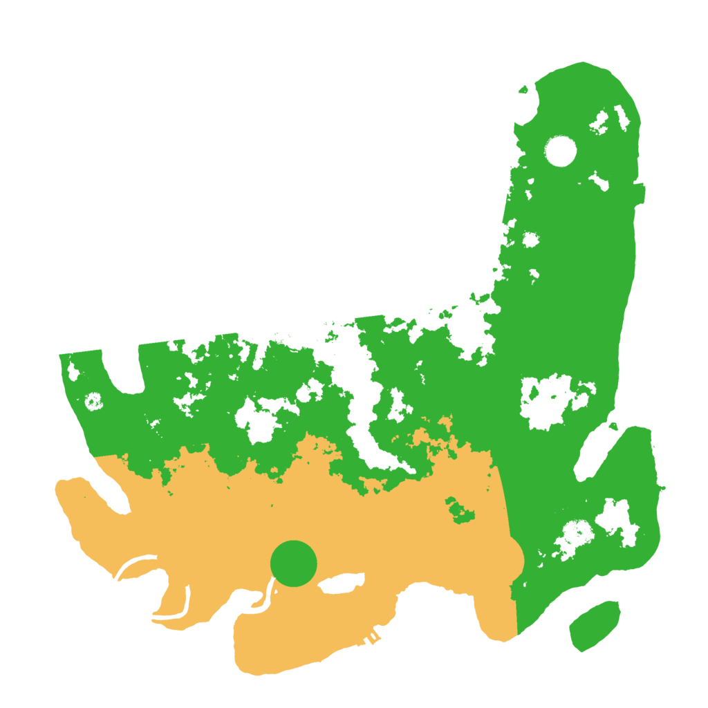Biome Rust Map: Procedural Map, Size: 4000, Seed: 83128833