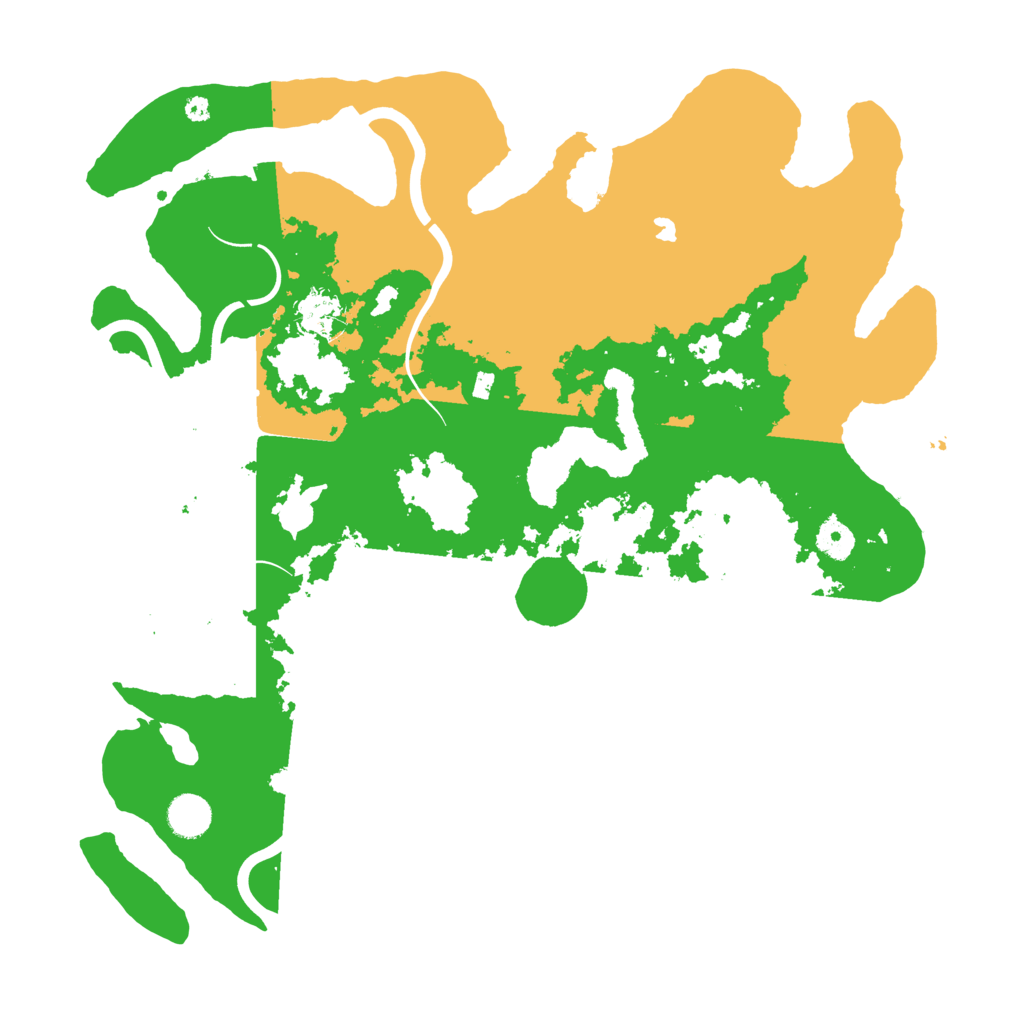 Biome Rust Map: Procedural Map, Size: 4100, Seed: 88857945