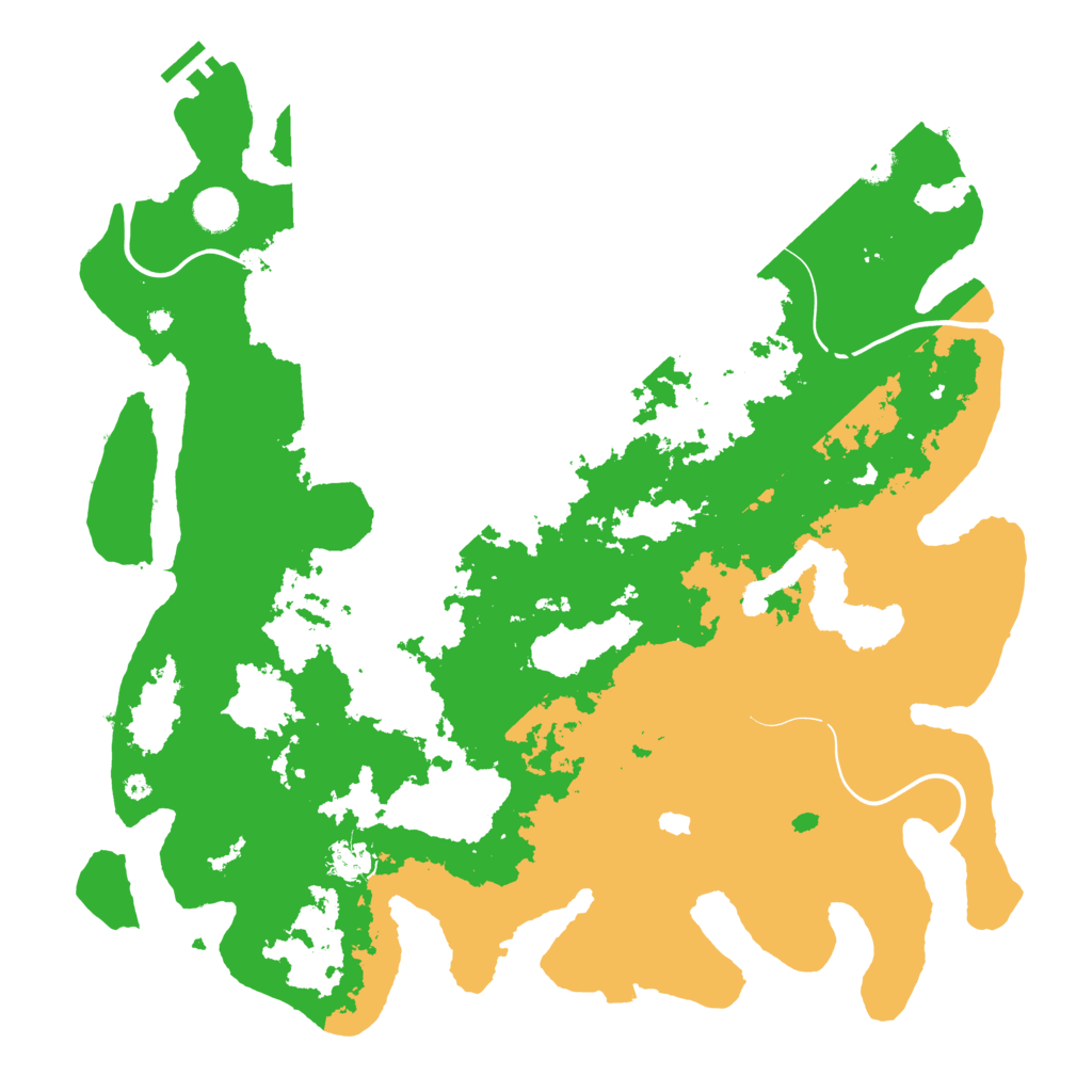 Biome Rust Map: Procedural Map, Size: 4250, Seed: 818827743