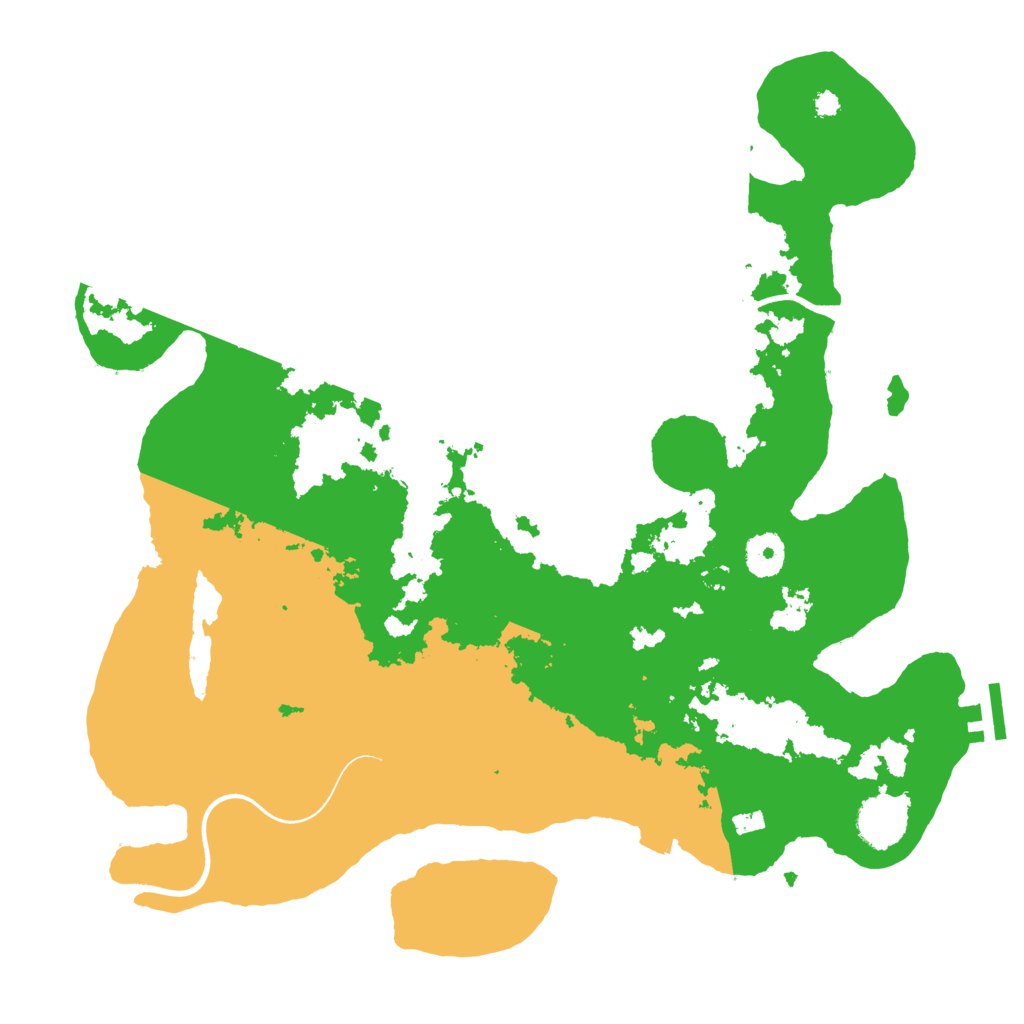 Biome Rust Map: Procedural Map, Size: 3650, Seed: 41880938