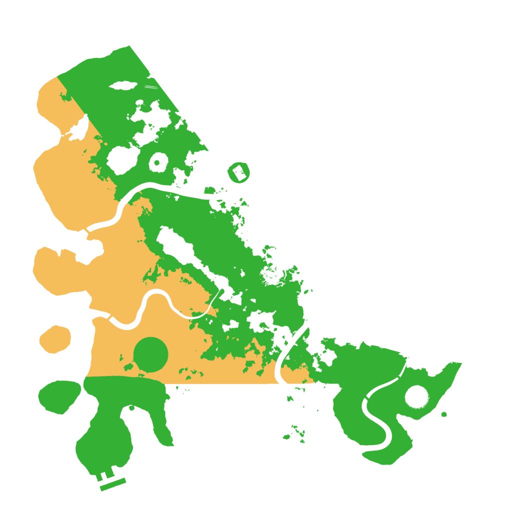 Biome Rust Map: Procedural Map, Size: 3900, Seed: 65527969