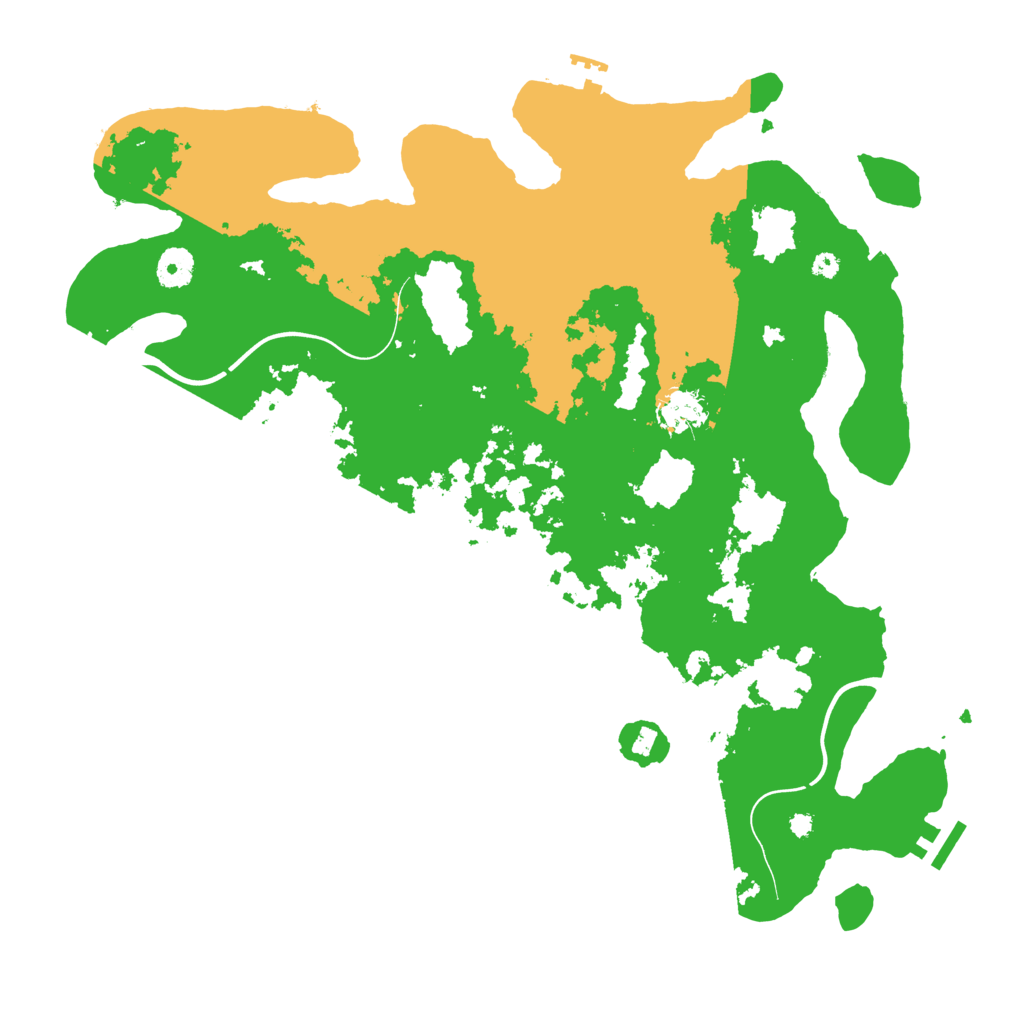 Biome Rust Map: Procedural Map, Size: 3950, Seed: 9032342