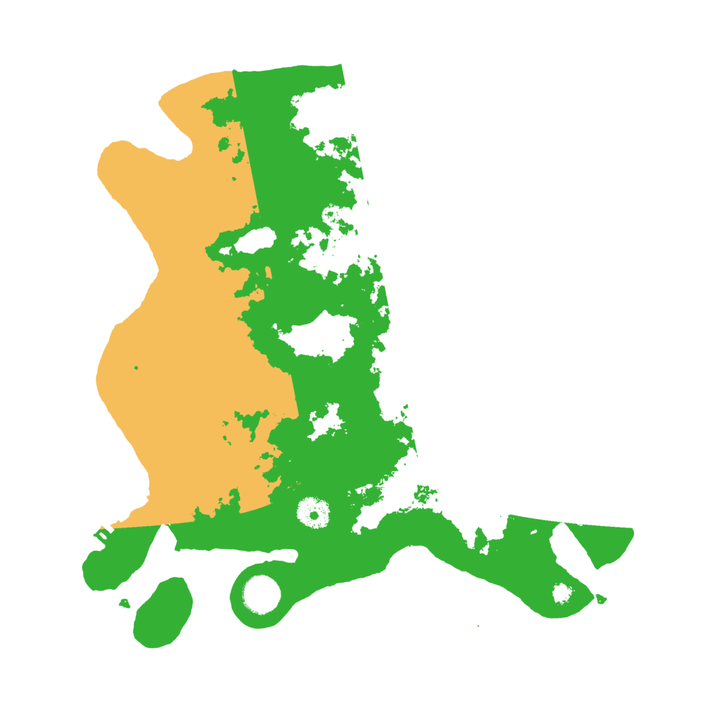 Biome Rust Map: Procedural Map, Size: 3400, Seed: 27679887