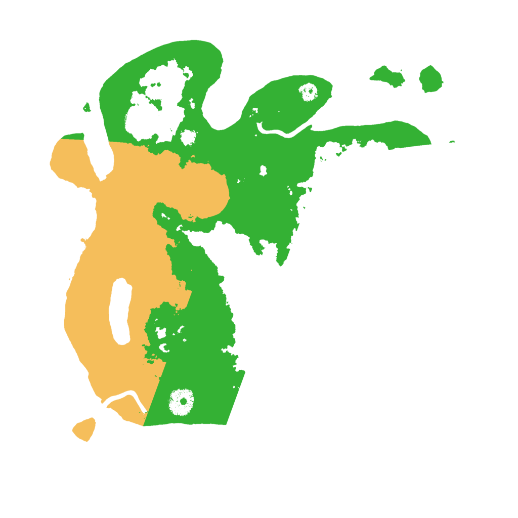 Biome Rust Map: Procedural Map, Size: 3000, Seed: 6712084