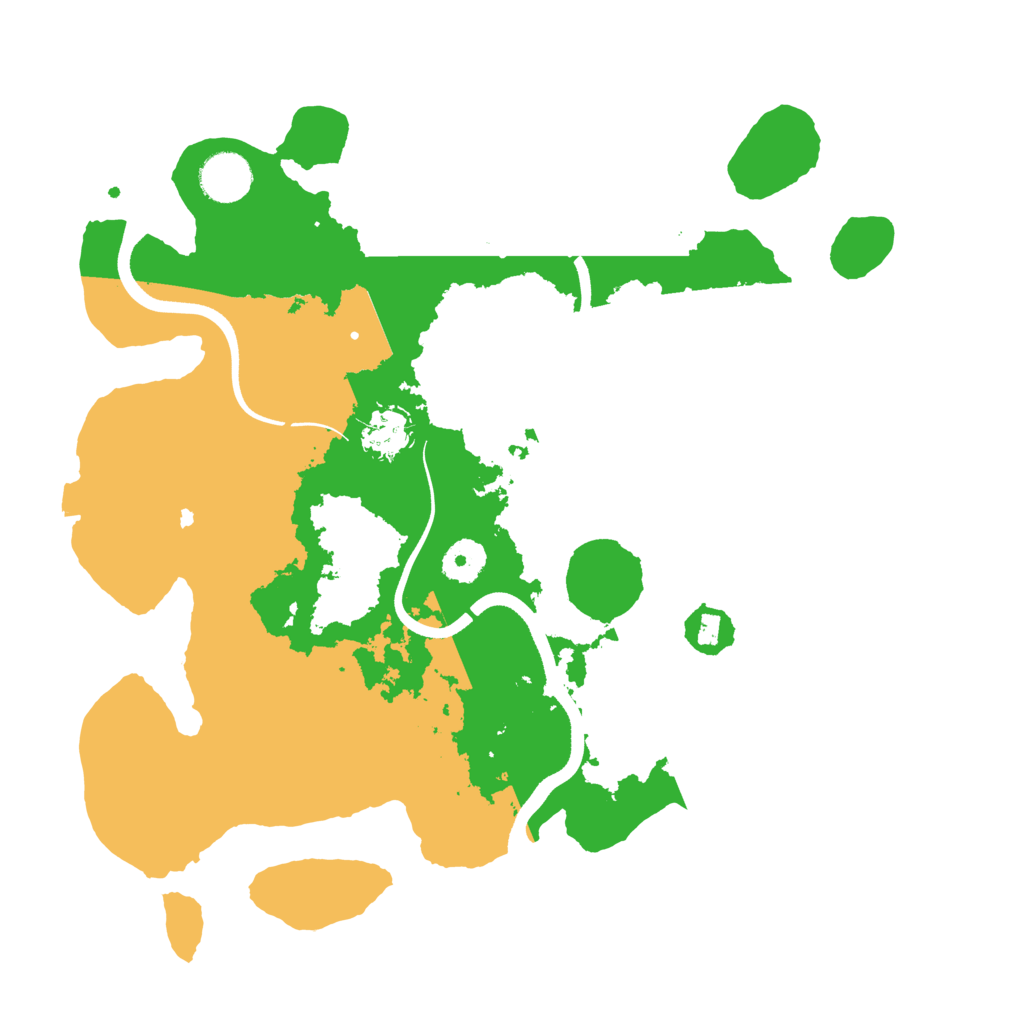 Biome Rust Map: Procedural Map, Size: 3600, Seed: 80150089