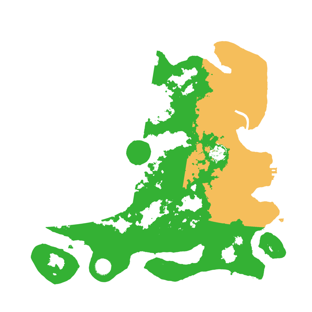 Biome Rust Map: Procedural Map, Size: 3400, Seed: 81690228