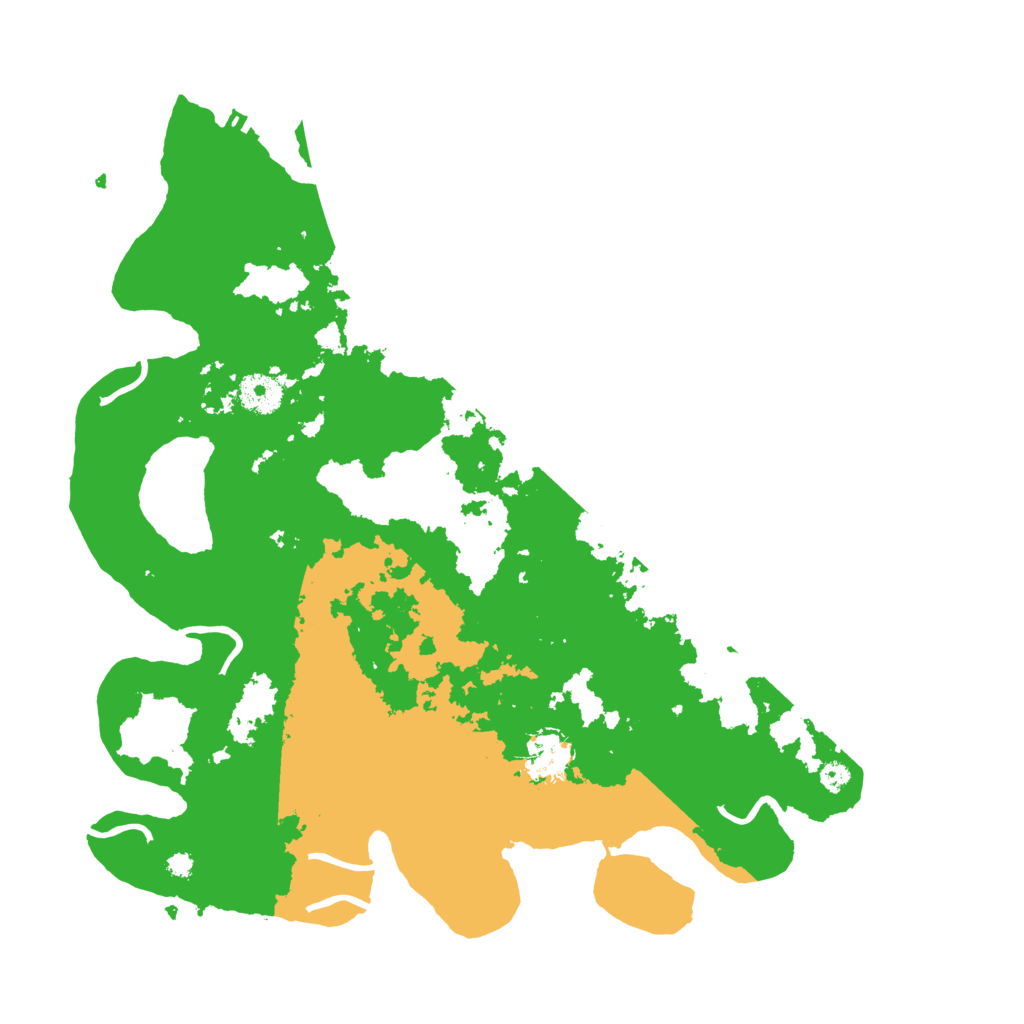 Biome Rust Map: Procedural Map, Size: 3700, Seed: 69439202