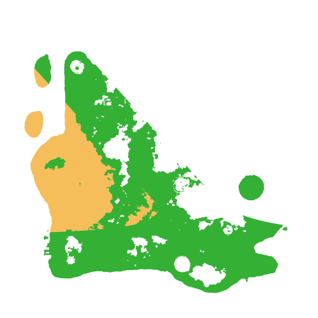 Biome Rust Map: Procedural Map, Size: 3500, Seed: 73572395