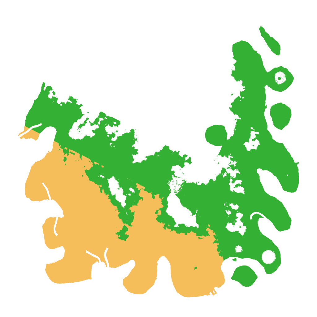 Biome Rust Map: Procedural Map, Size: 4100, Seed: 7963369