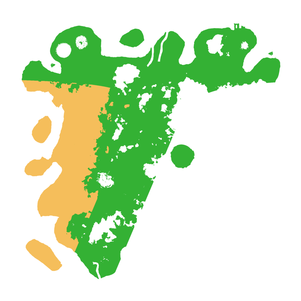 Biome Rust Map: Procedural Map, Size: 3600, Seed: 70198590