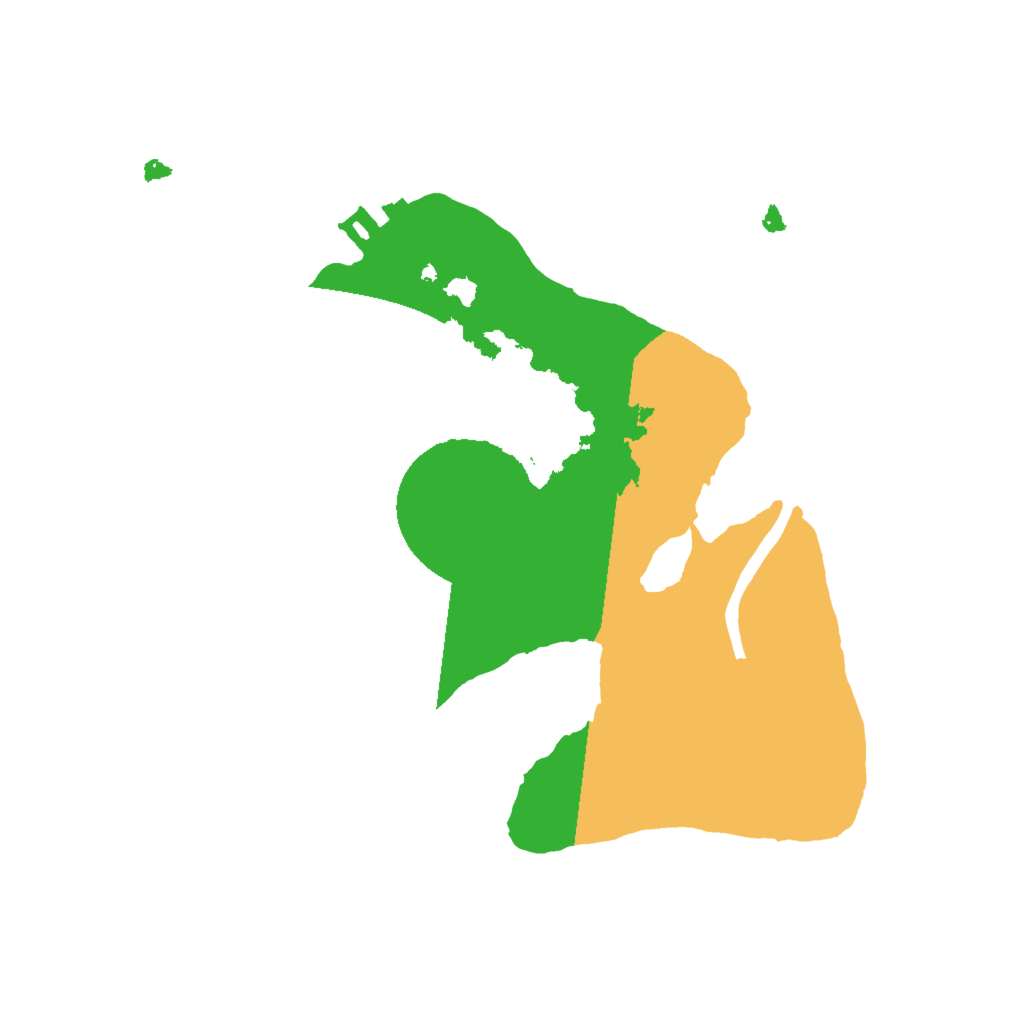 Biome Rust Map: Procedural Map, Size: 2000, Seed: 1888653138