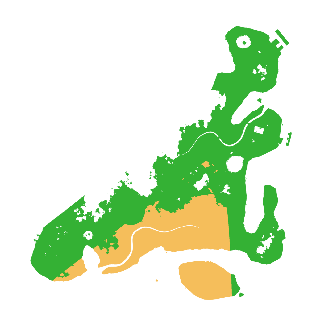 Biome Rust Map: Procedural Map, Size: 3500, Seed: 1169043750