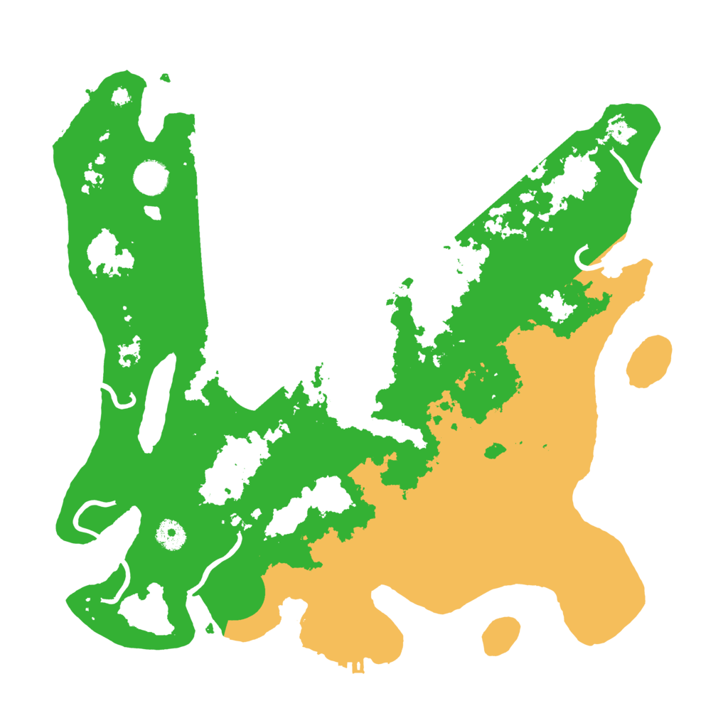 Biome Rust Map: Procedural Map, Size: 3700, Seed: 9483536