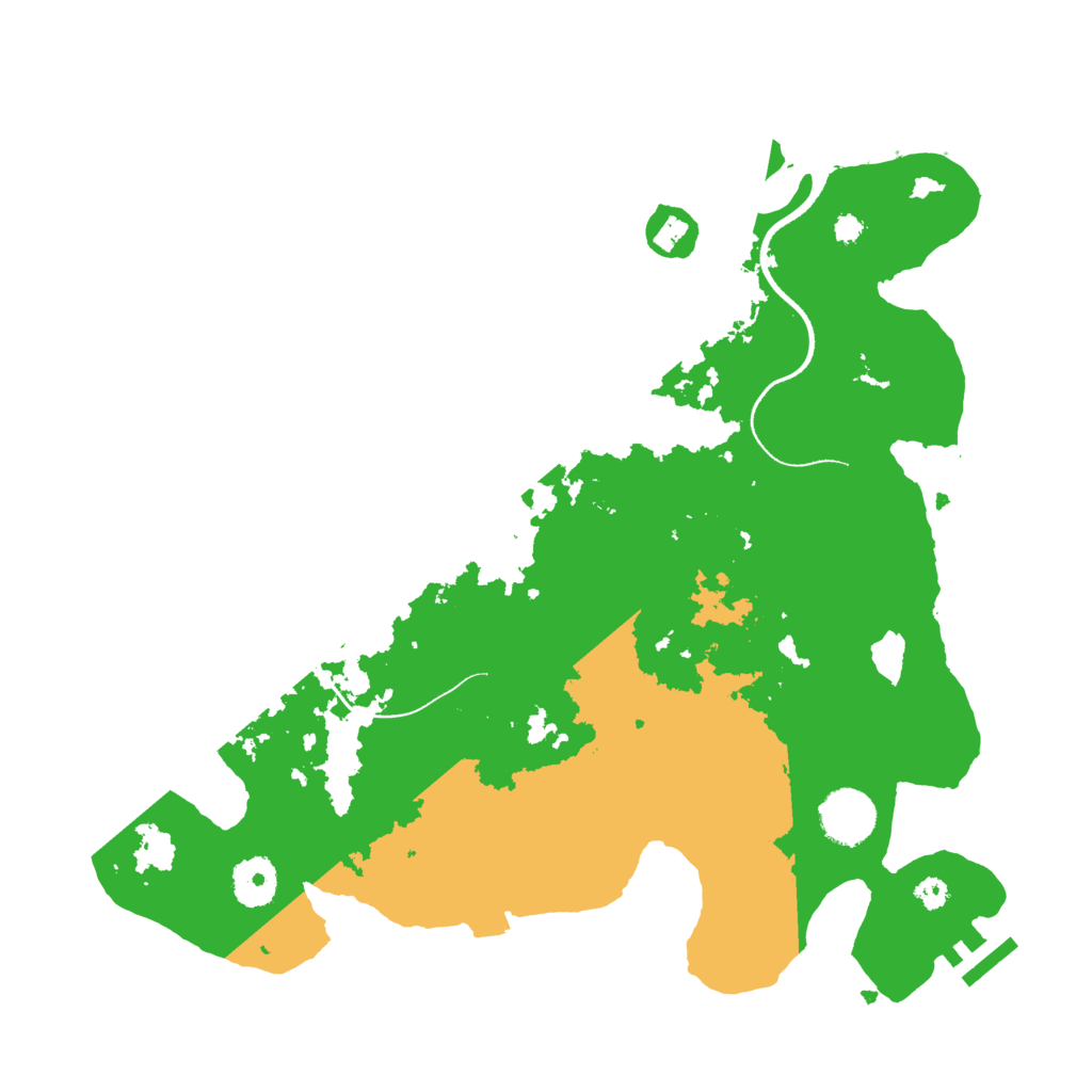 Biome Rust Map: Procedural Map, Size: 3450, Seed: 87118614