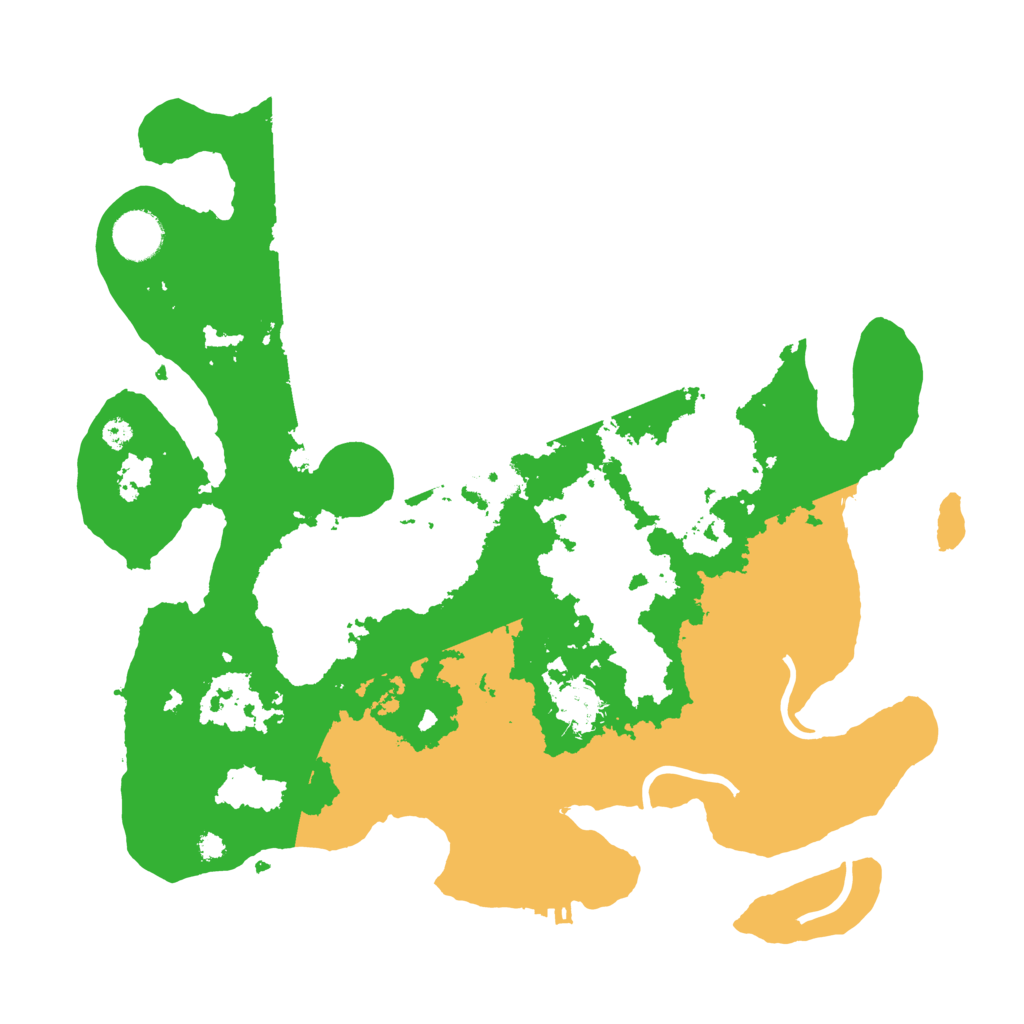 Biome Rust Map: Procedural Map, Size: 3600, Seed: 67939