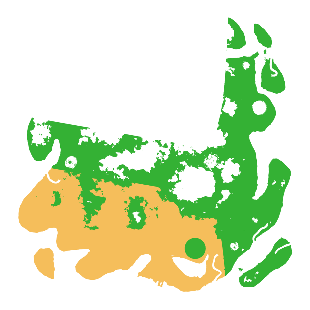 Biome Rust Map: Procedural Map, Size: 3900, Seed: 40273689