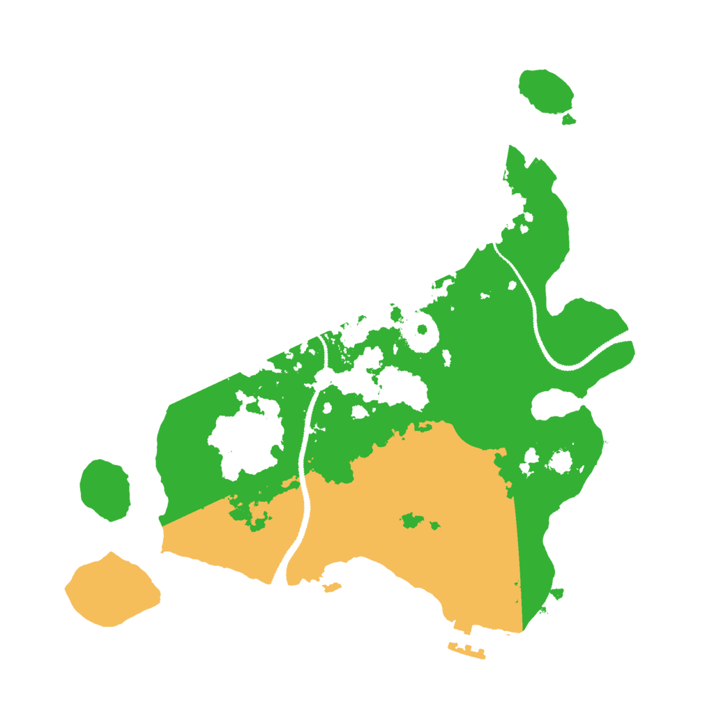 Biome Rust Map: Procedural Map, Size: 2800, Seed: 51293824