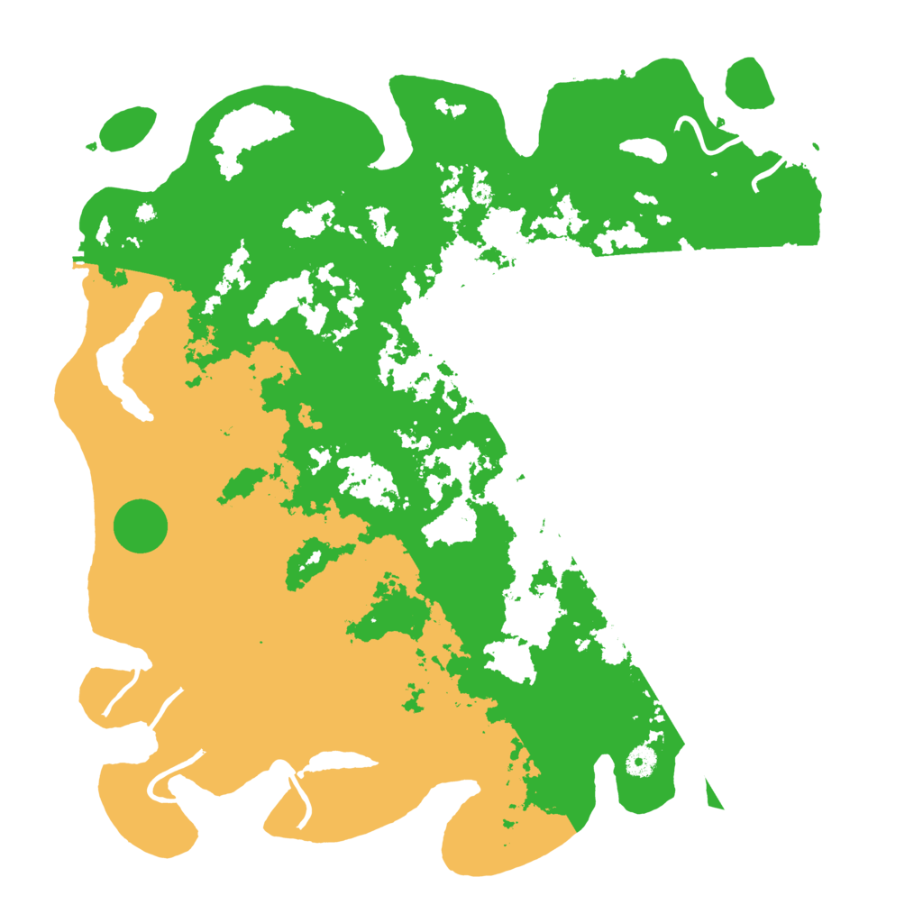 Biome Rust Map: Procedural Map, Size: 4500, Seed: 19980529