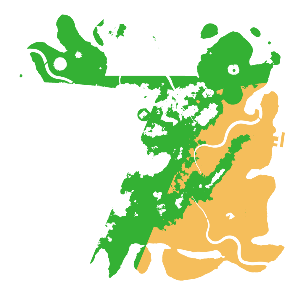 Biome Rust Map: Procedural Map, Size: 4100, Seed: 13149092