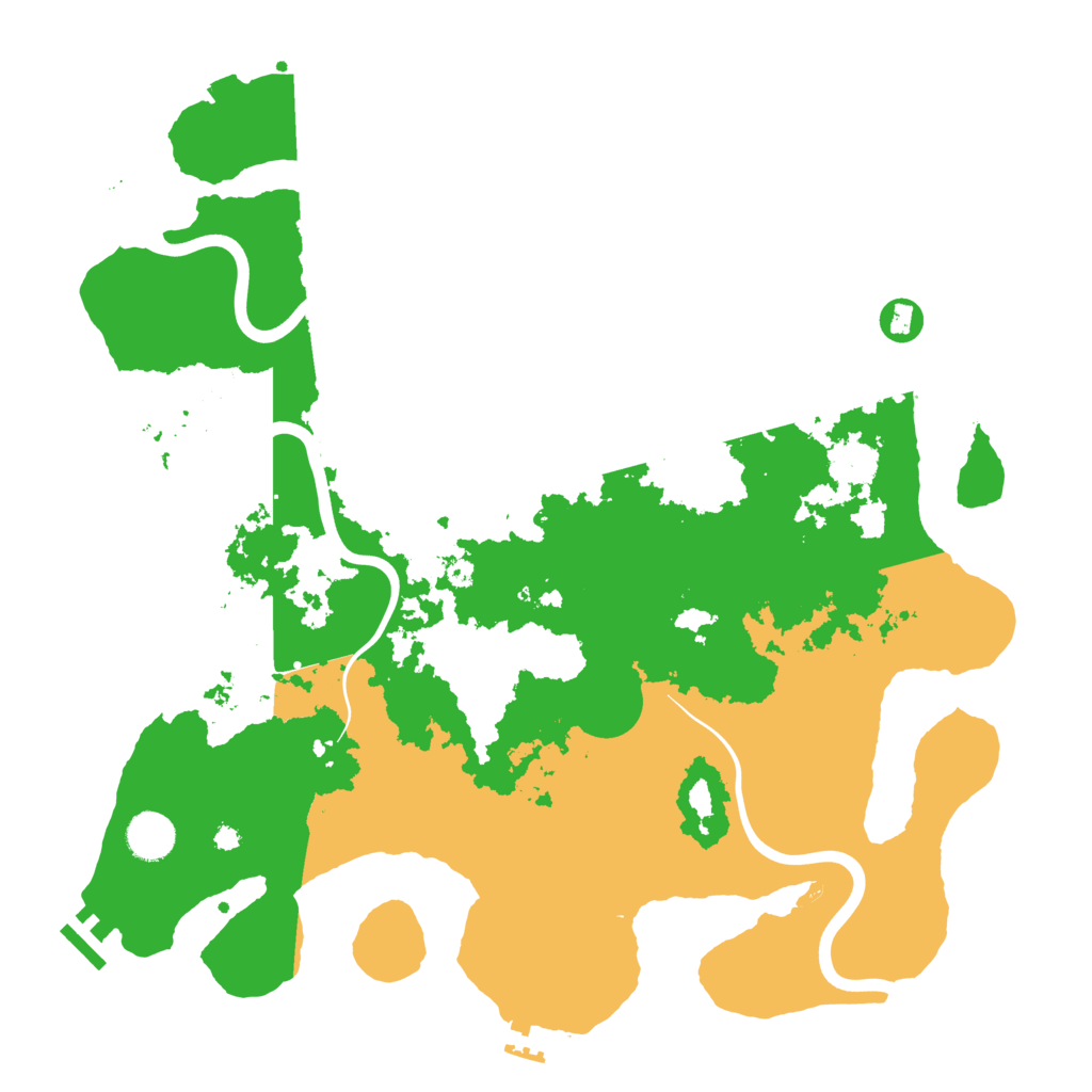 Biome Rust Map: Procedural Map, Size: 3950, Seed: 66339870