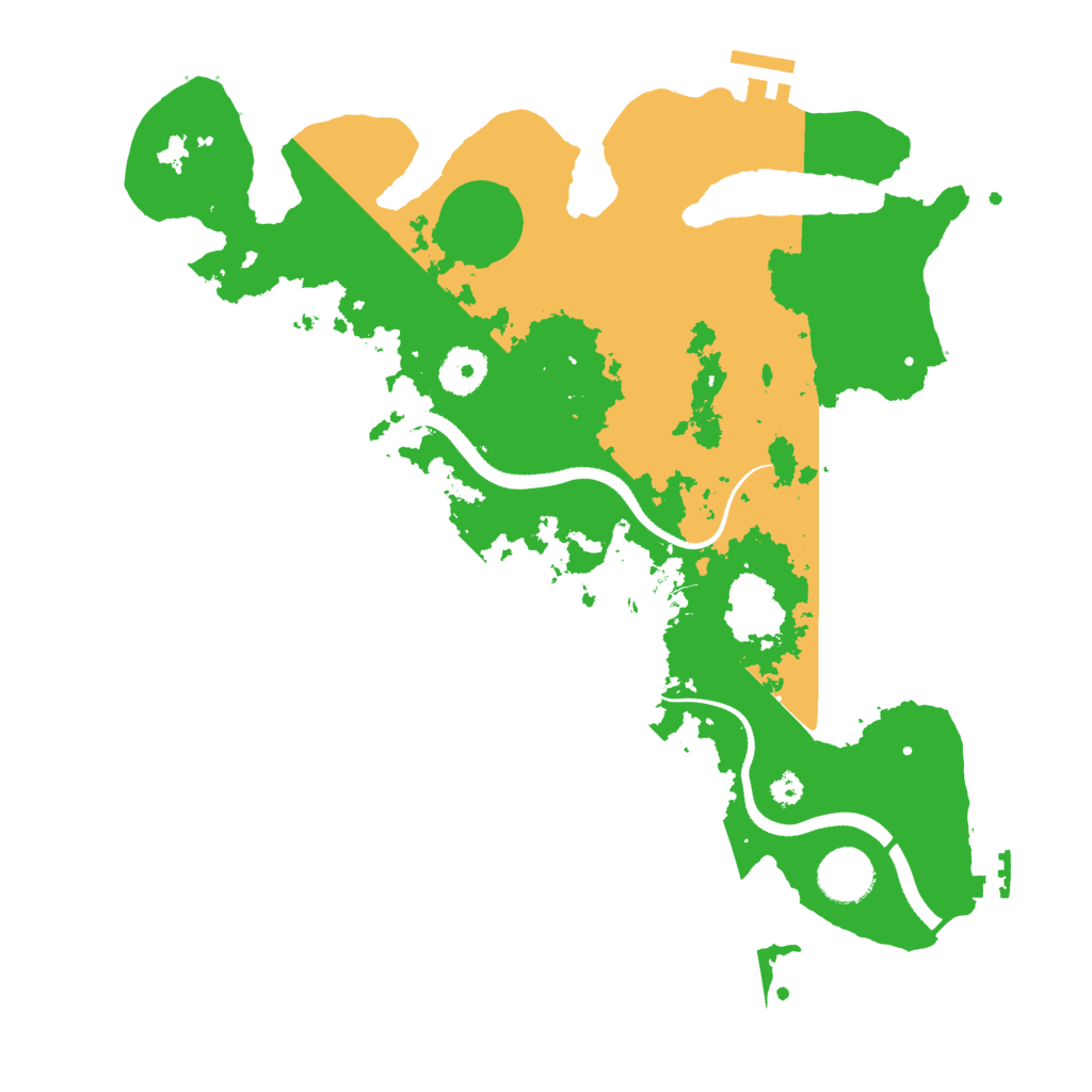 Biome Rust Map: Procedural Map, Size: 3450, Seed: 38963846