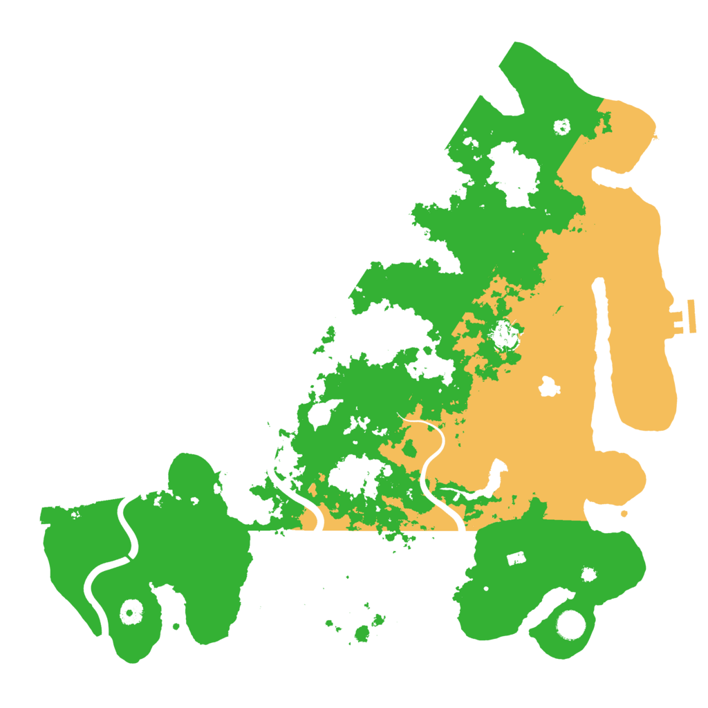 Biome Rust Map: Procedural Map, Size: 4300, Seed: 35442685