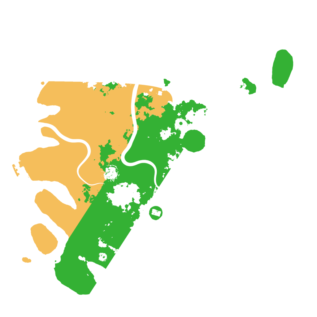 Biome Rust Map: Procedural Map, Size: 3800, Seed: 3163