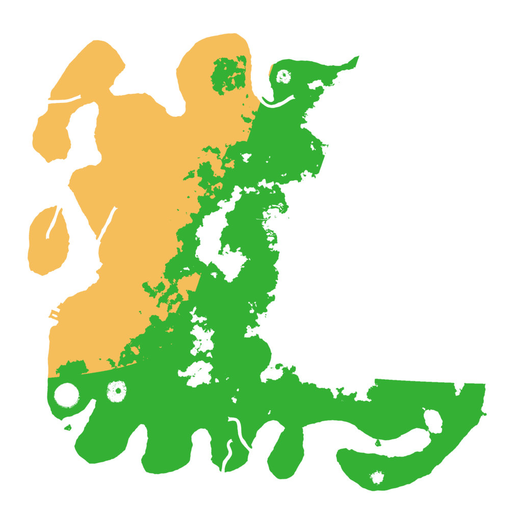 Biome Rust Map: Procedural Map, Size: 3800, Seed: 111161600