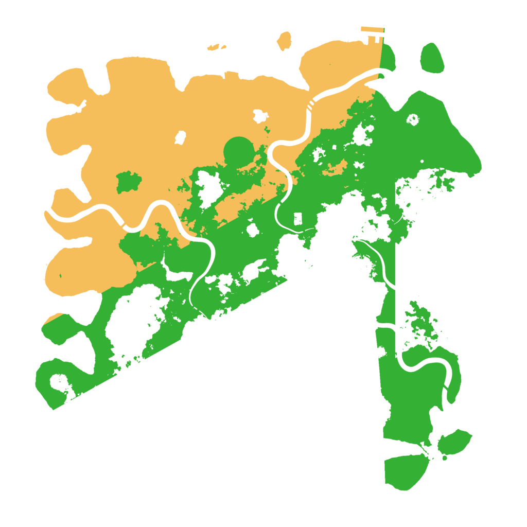 Biome Rust Map: Procedural Map, Size: 4500, Seed: 1385814844