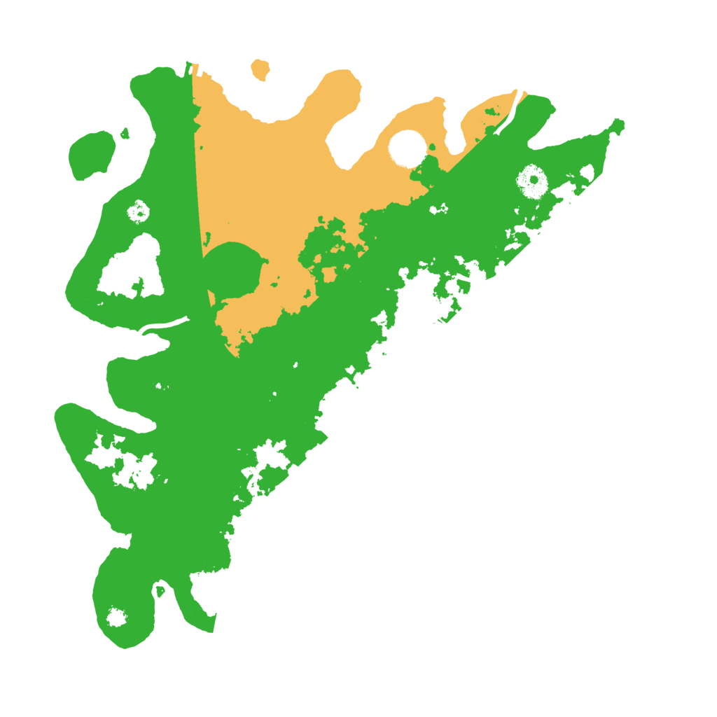 Biome Rust Map: Procedural Map, Size: 3400, Seed: 3164