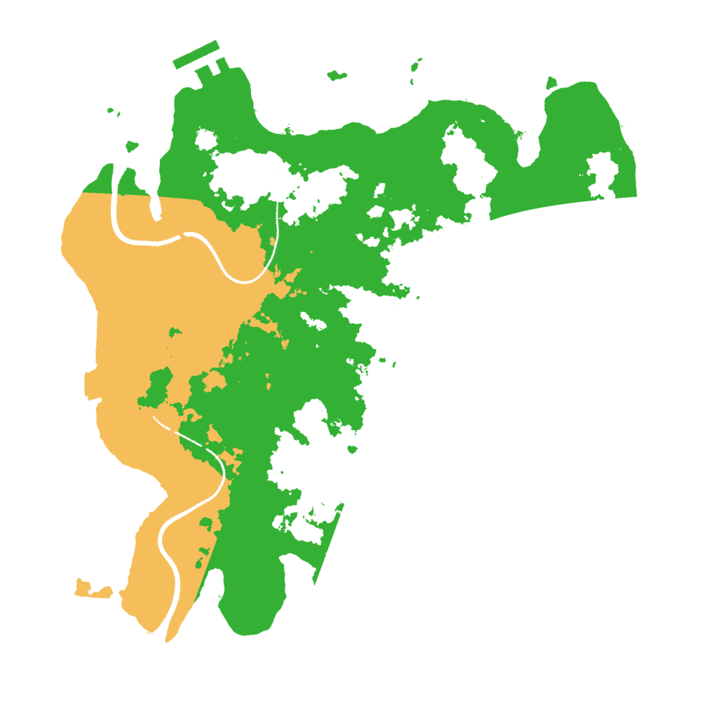 Biome Rust Map: Procedural Map, Size: 3000, Seed: 2098743720