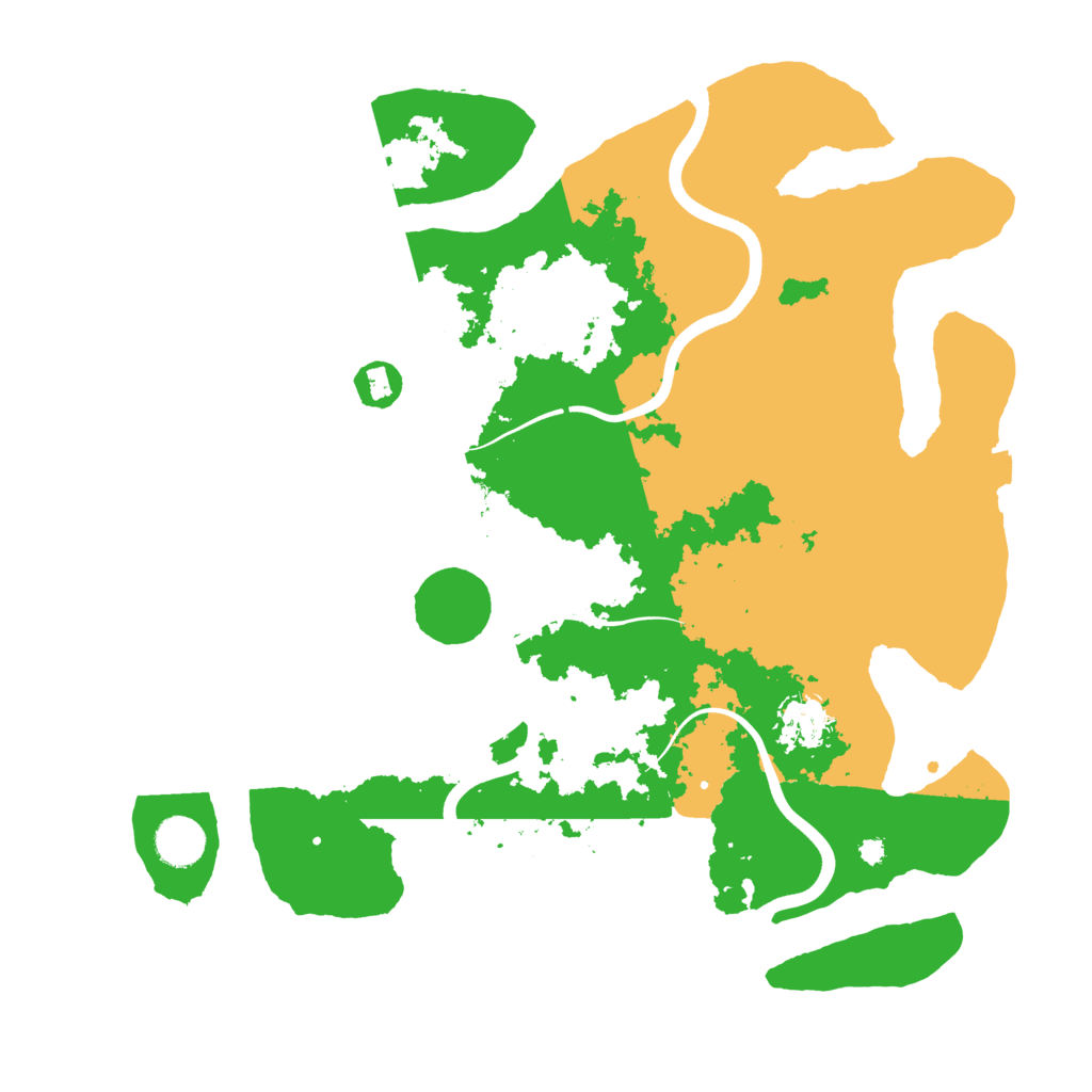 Biome Rust Map: Procedural Map, Size: 3800, Seed: 15492