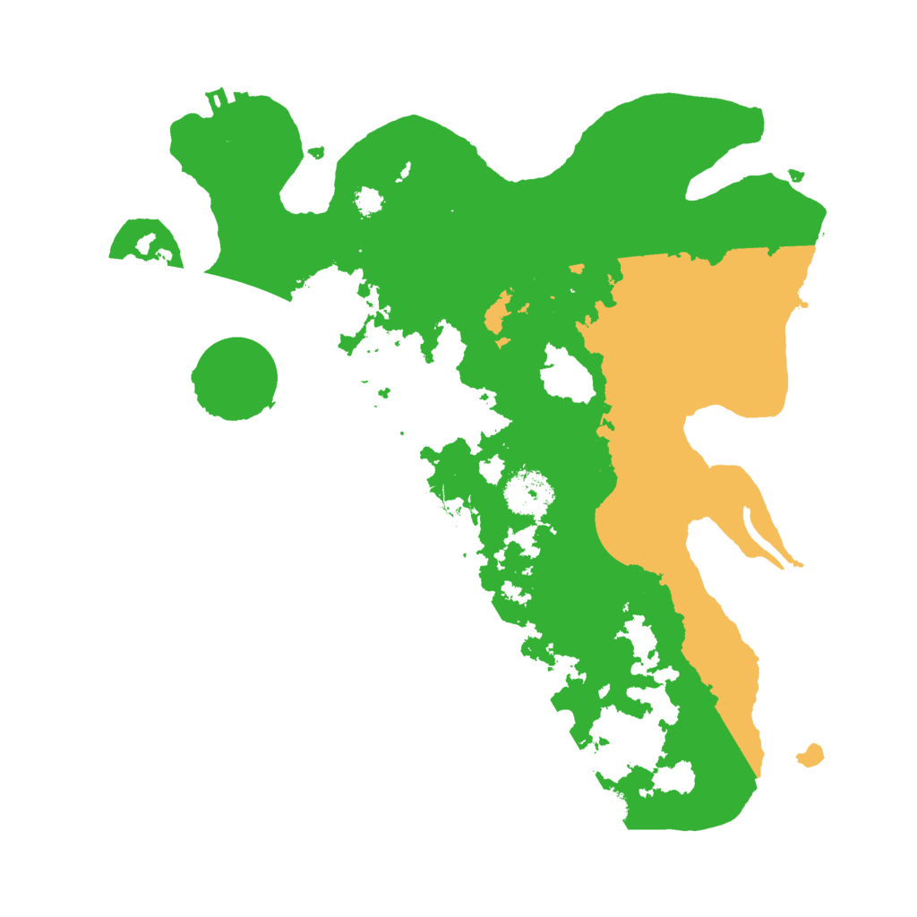 Biome Rust Map: Procedural Map, Size: 3000, Seed: 81834267