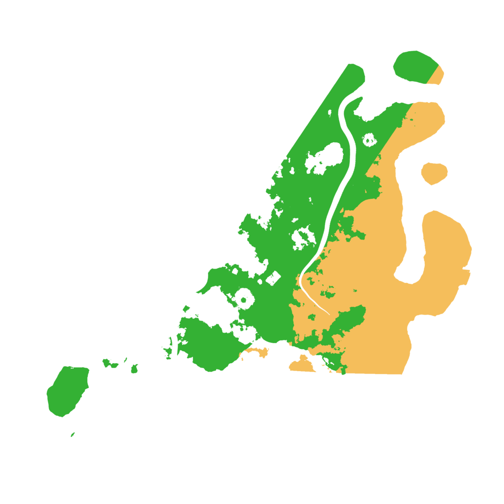 Biome Rust Map: Procedural Map, Size: 3800, Seed: 116561