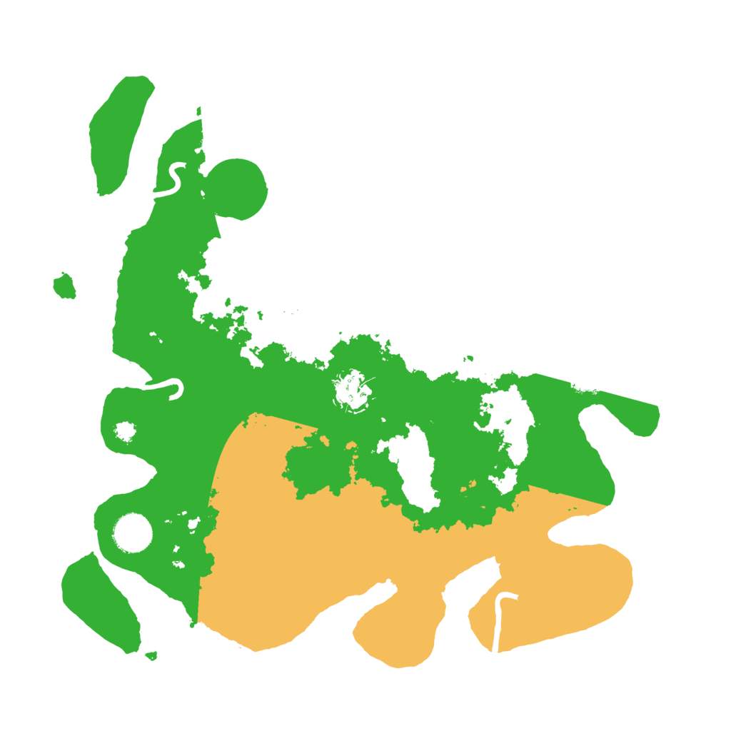 Biome Rust Map: Procedural Map, Size: 3300, Seed: 407227745