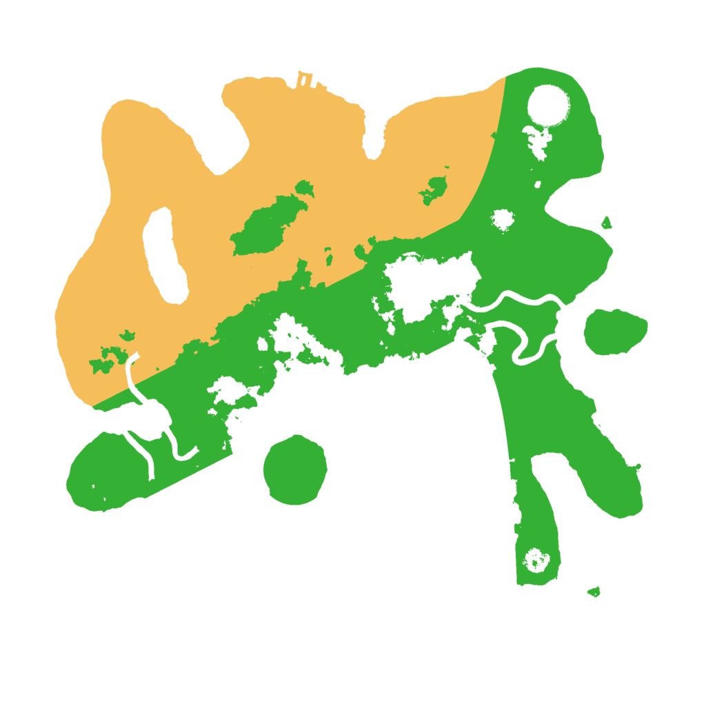 Biome Rust Map: Procedural Map, Size: 3000, Seed: 449793314