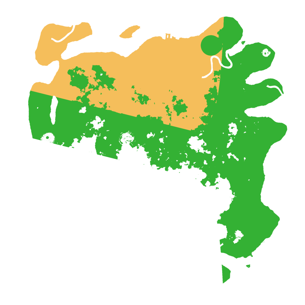 Biome Rust Map: Procedural Map, Size: 3950, Seed: 29634558