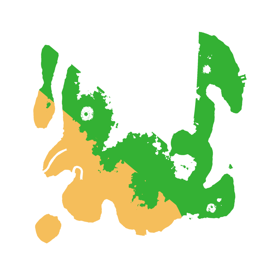 Biome Rust Map: Procedural Map, Size: 3000, Seed: 10974