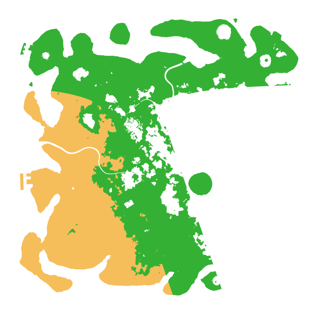 Biome Rust Map: Procedural Map, Size: 3950, Seed: 10316548