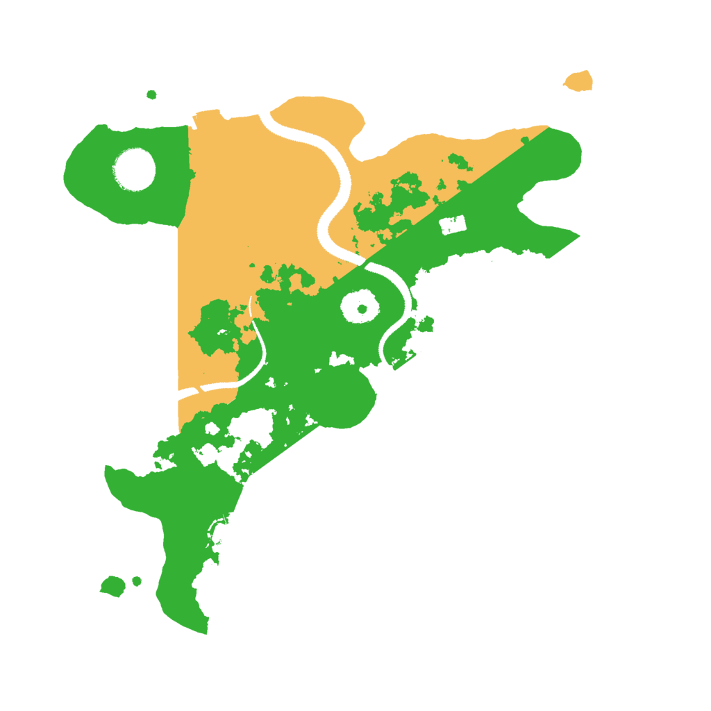 Biome Rust Map: Procedural Map, Size: 3000, Seed: 952275