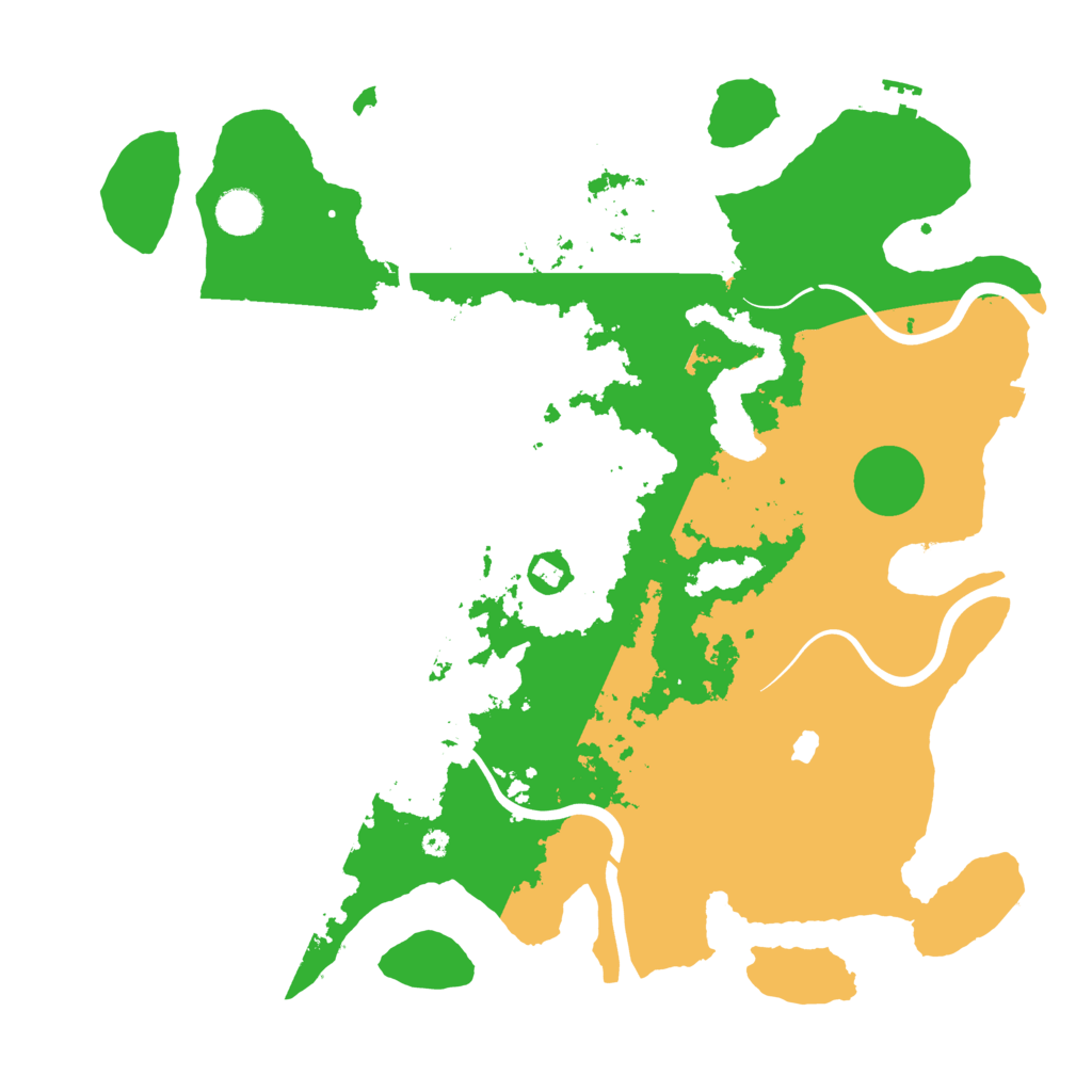 Biome Rust Map: Procedural Map, Size: 4100, Seed: 81885659